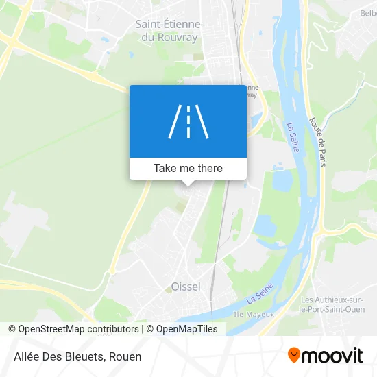 Allée Des Bleuets map