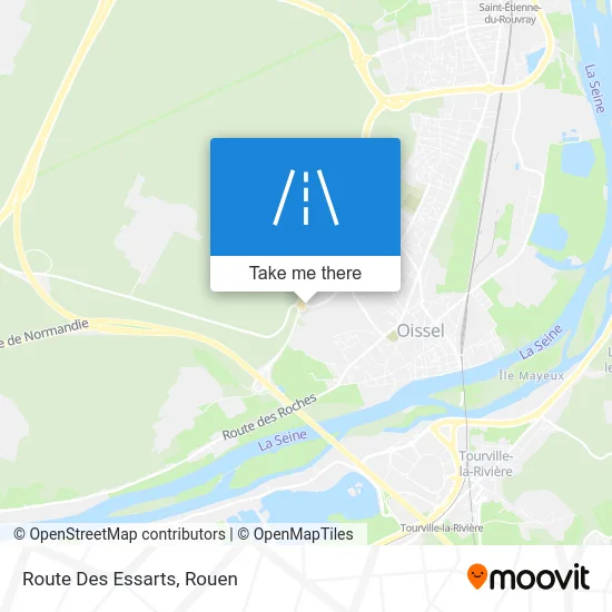 Route Des Essarts map