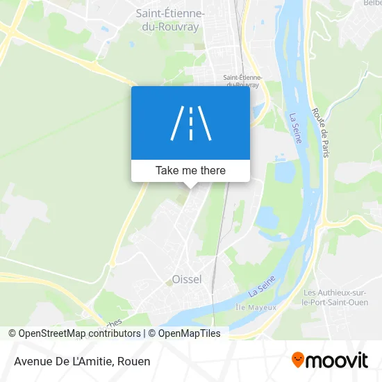 Avenue De L'Amitie map