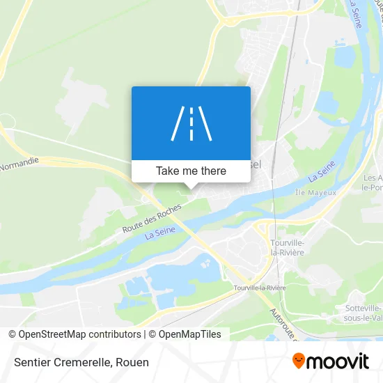 Sentier Cremerelle map