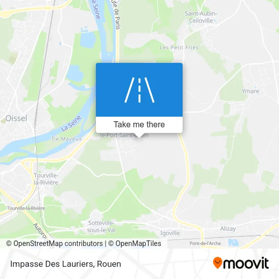 Impasse Des Lauriers map