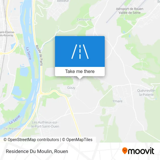 Residence Du Moulin map