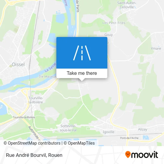 Rue André Bourvil map