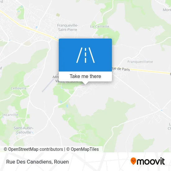 Rue Des Canadiens map
