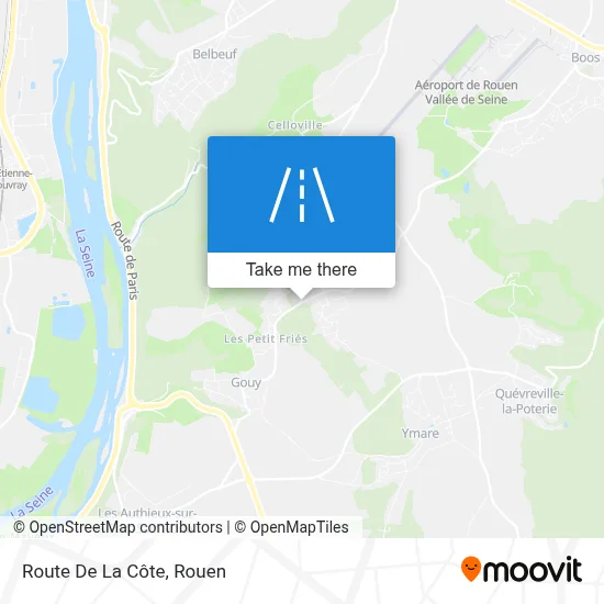 Route De La Côte map