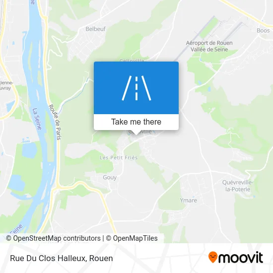 Rue Du Clos Halleux map