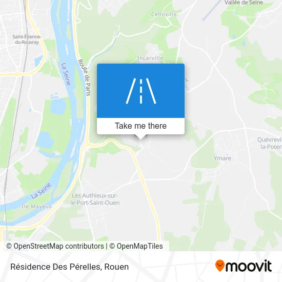 Résidence Des Pérelles map