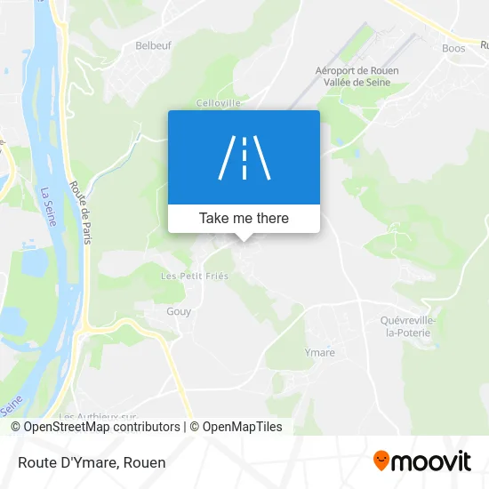 Route D'Ymare map