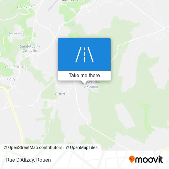 Rue D'Alizay map