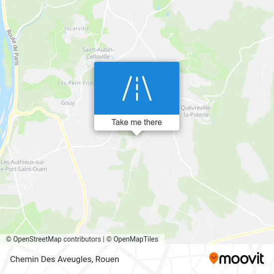 Chemin Des Aveugles map