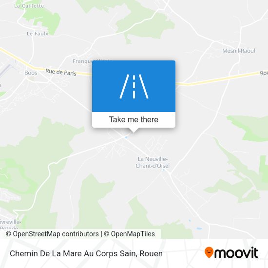 Chemin De La Mare Au Corps Sain map