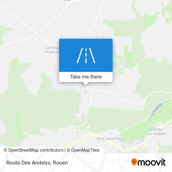 Route Des Andelys map