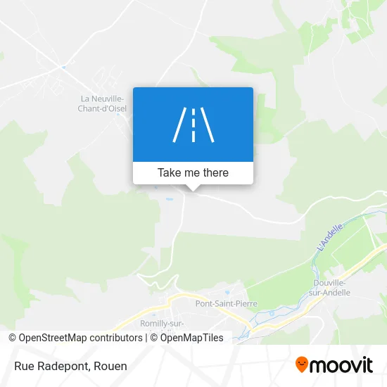 Rue Radepont map