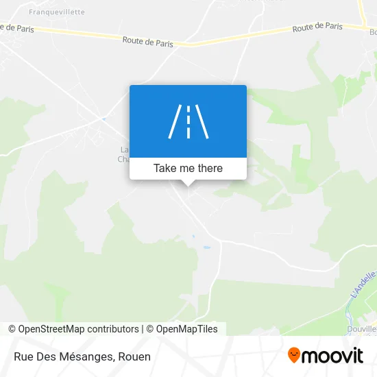 Rue Des Mésanges map