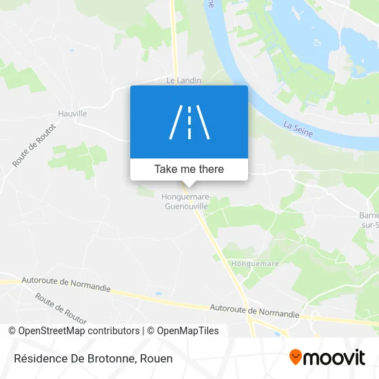 Résidence De Brotonne map