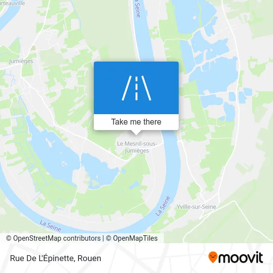 Rue De L'Épinette map