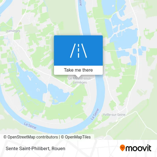 Sente Saint-Philibert map