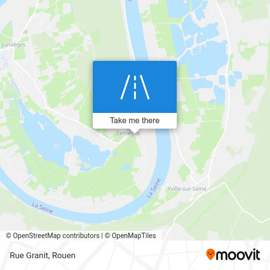 Rue Granit map
