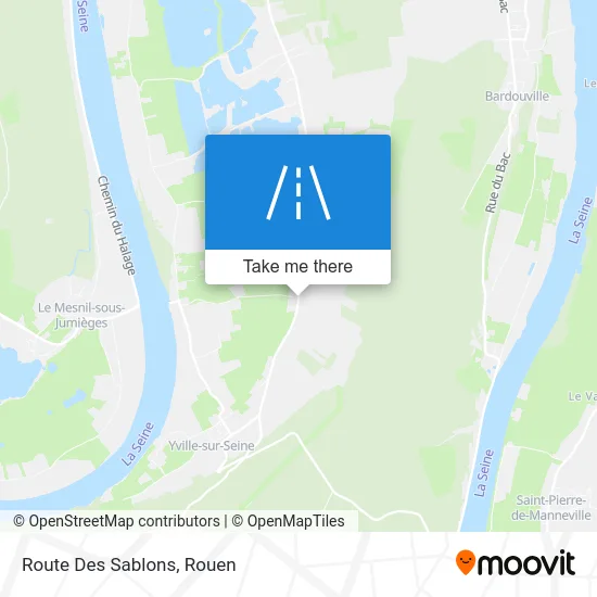 Route Des Sablons map