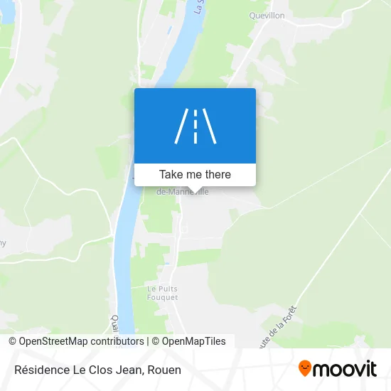 Résidence Le Clos Jean map