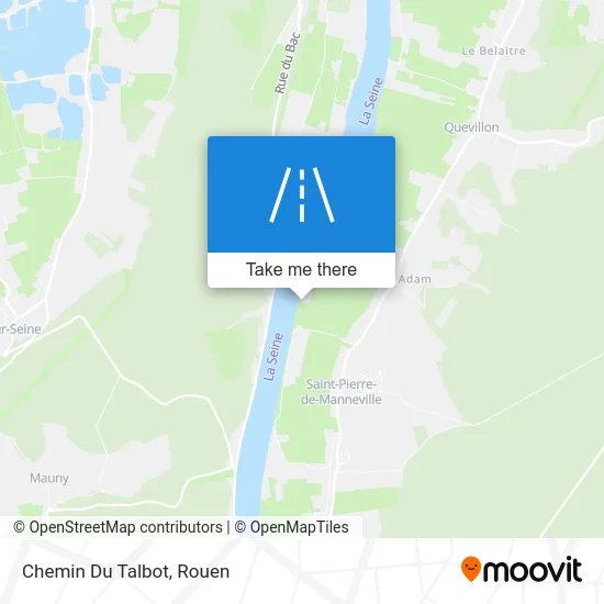 Chemin Du Talbot map