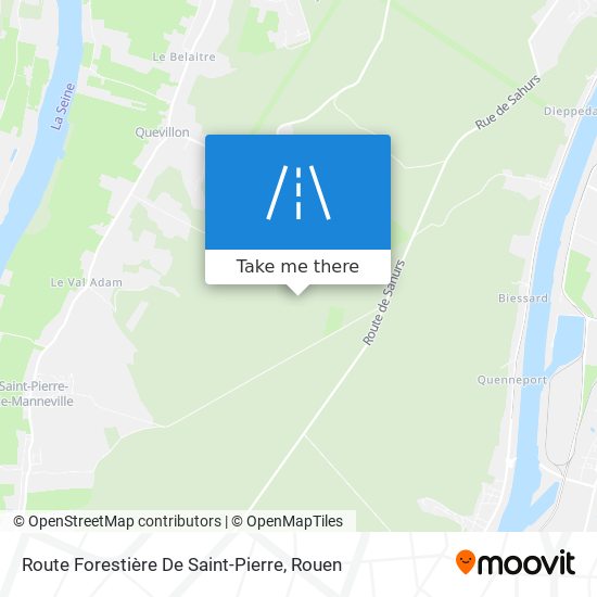 Route Forestière De Saint-Pierre map
