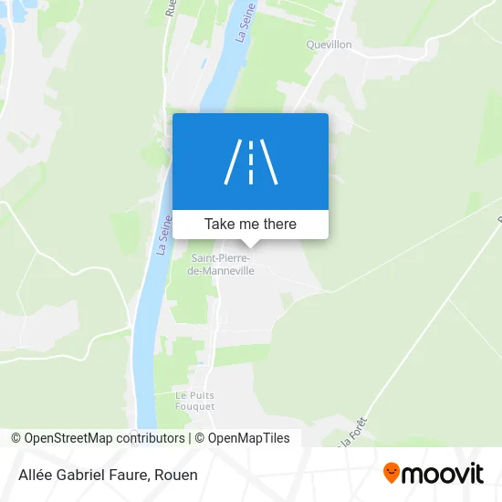 Allée Gabriel Faure map