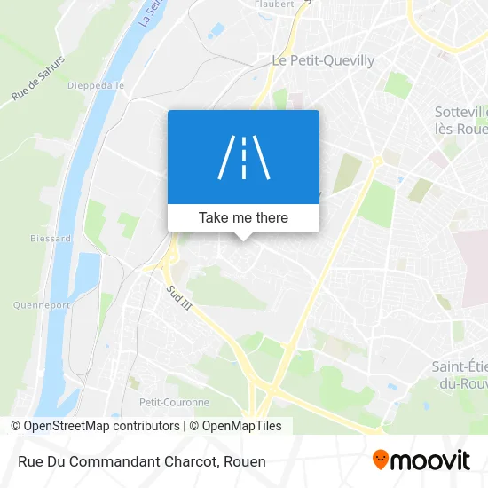 Rue Du Commandant Charcot map