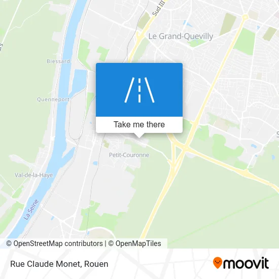 Rue Claude Monet map