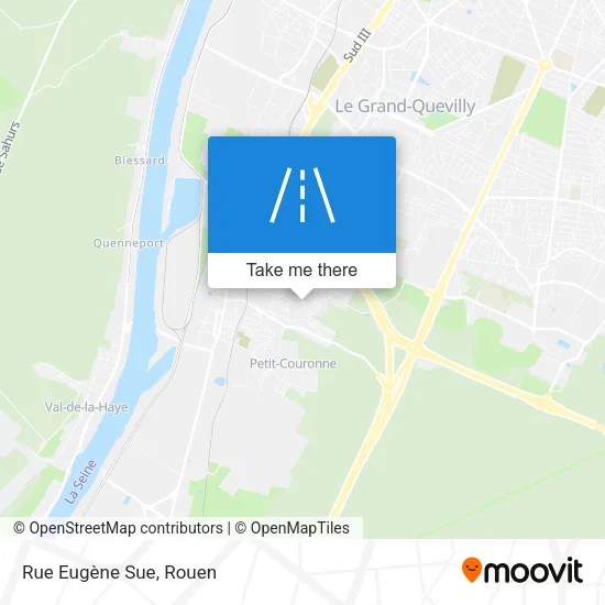 Rue Eugène Sue map