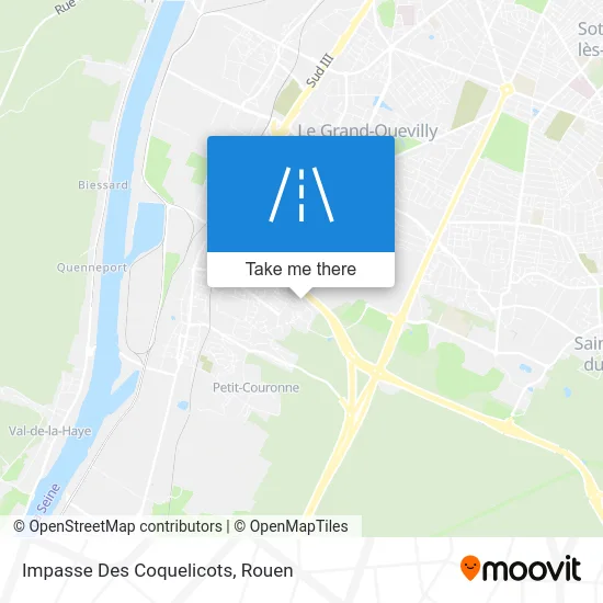 Impasse Des Coquelicots map