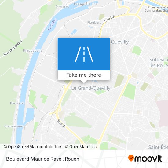 Mapa Boulevard Maurice Ravel