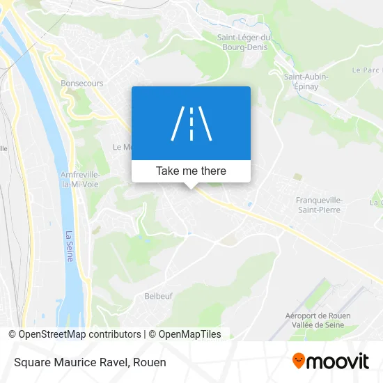 Square Maurice Ravel map