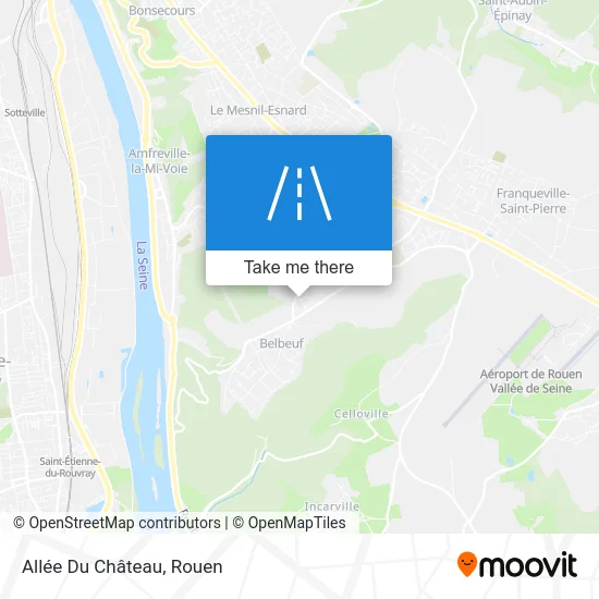 Allée Du Château map