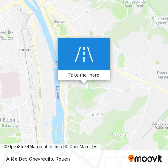 Allée Des Chevreuils map
