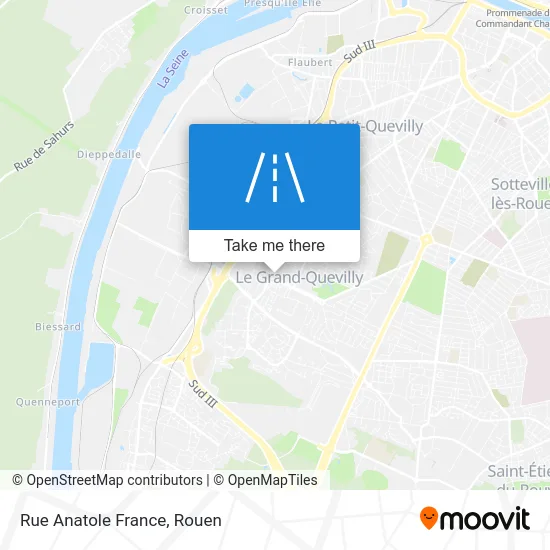 Rue Anatole France map