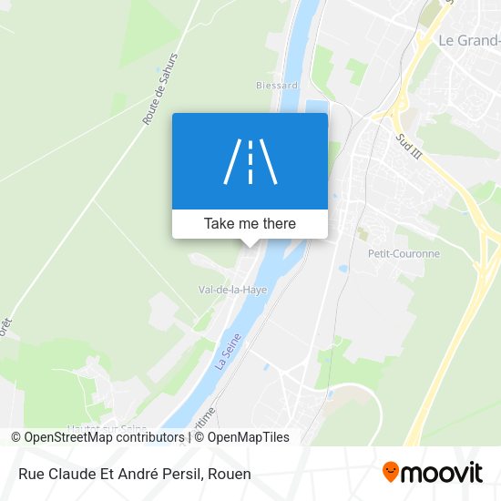 Rue Claude Et André Persil map