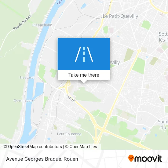 Avenue Georges Braque map