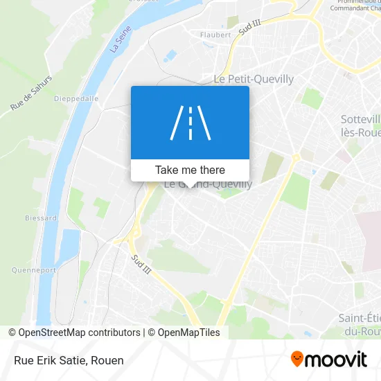 Rue Erik Satie map