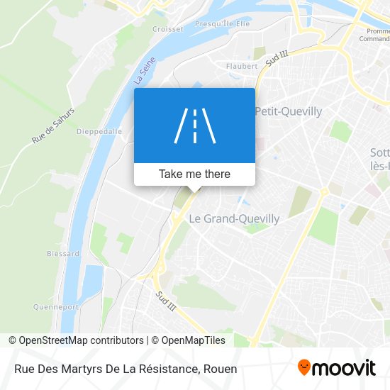 Rue Des Martyrs De La Résistance map