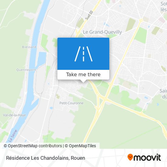 Résidence Les Chandolains map