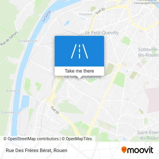 Rue Des Frères Bérat map