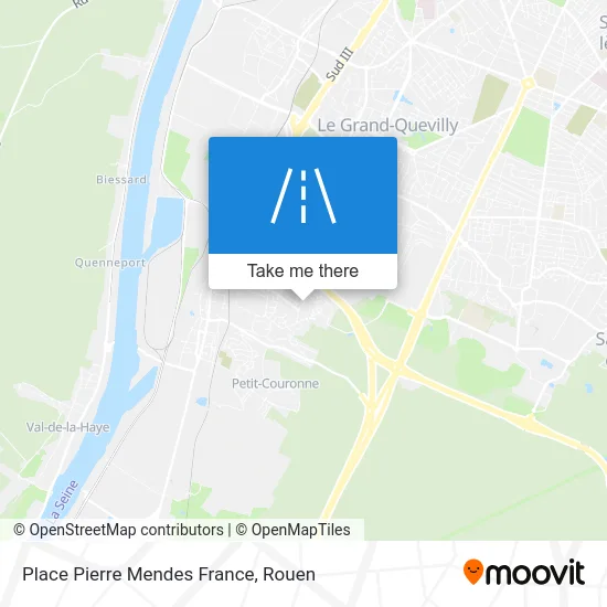 Place Pierre Mendes France map
