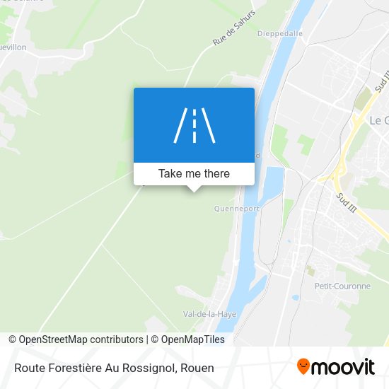 Route Forestière Au Rossignol map