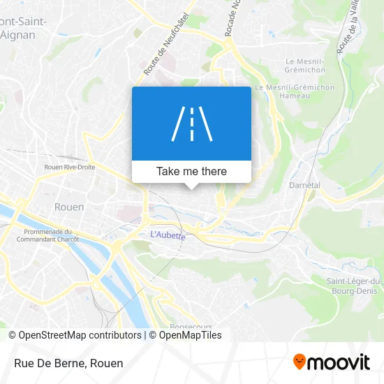 Rue De Berne map
