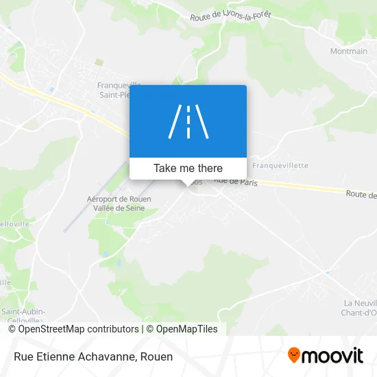 Rue Etienne Achavanne map