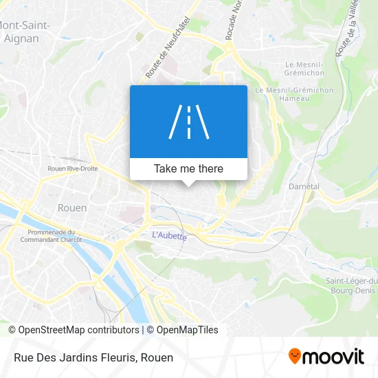 Rue Des Jardins Fleuris map