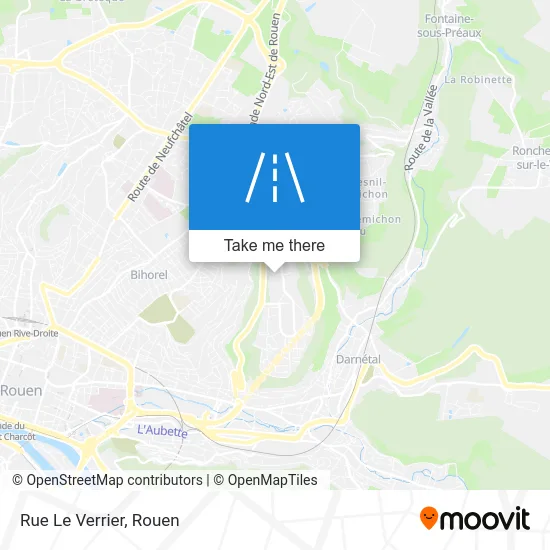 Rue Le Verrier map