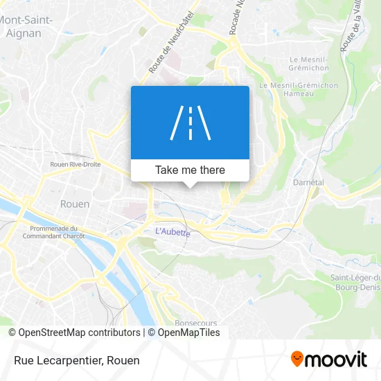 Rue Lecarpentier map