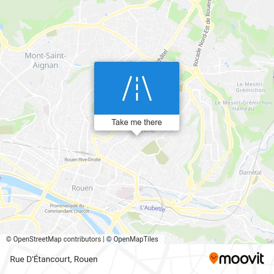 Rue D'Étancourt map